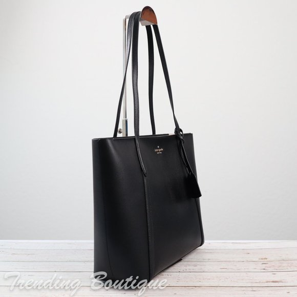NWT Kate Spade New York Cara Large Leather Tote - Picture 3 of 10